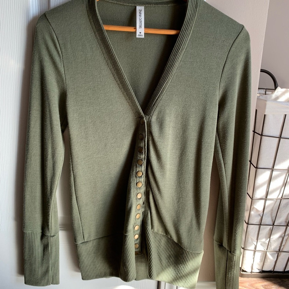 Zulily Snap Cardigans - Green and Gray!